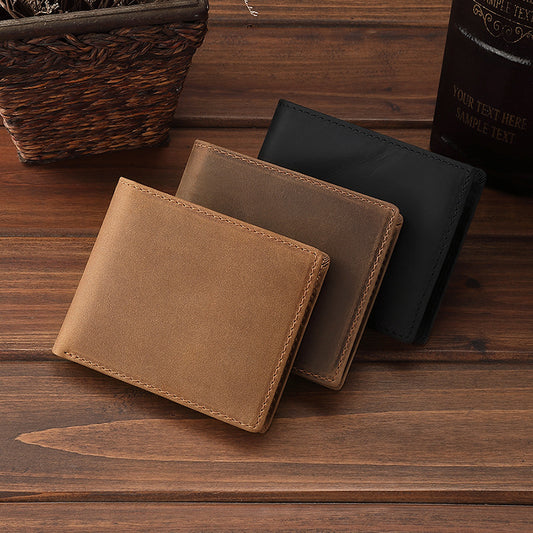 Design Vintage Men Leather Wallet
