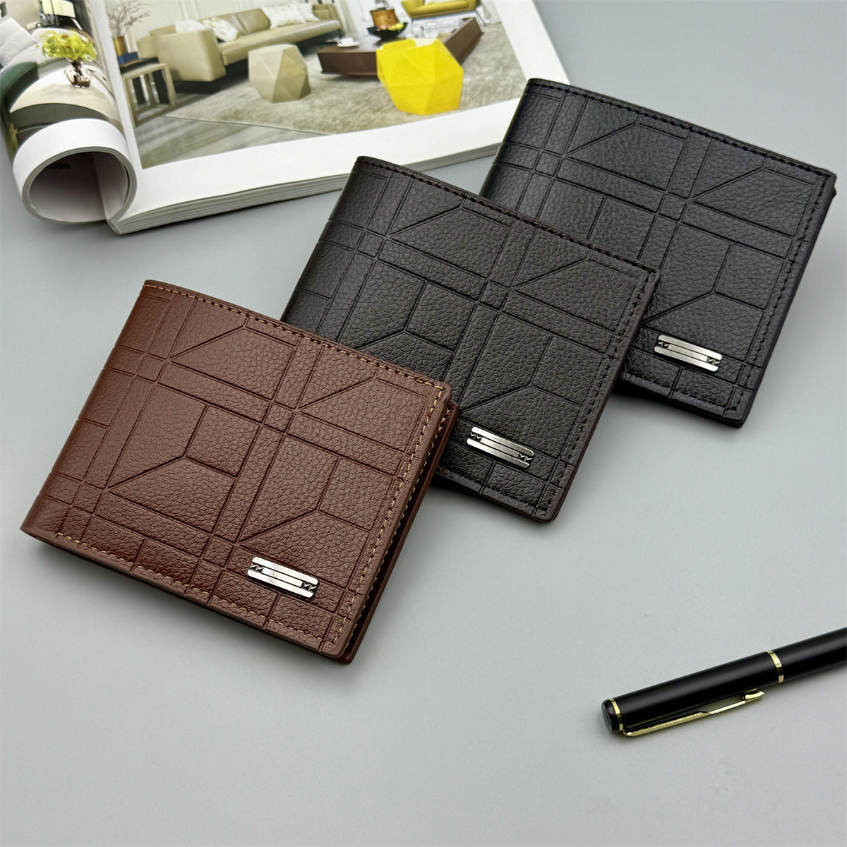 Luxury Ultra-Slim Men's Wallet with Soft Multi-Card Slots